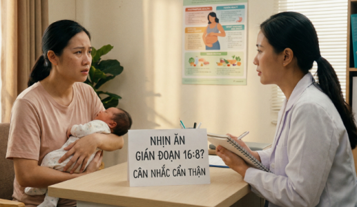 Nhịn ăn gián đoạn 16/8 khi cho con bú: Lợi ít hại nhiều mẹ cần biết  