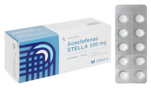 Thu hồi 1 lô thuốc giảm đau xương khớp Aceclofenac STELLA 100mg