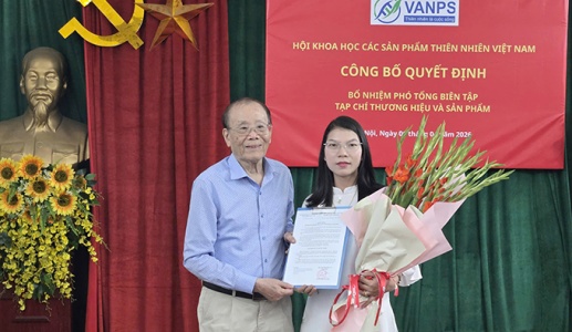 Tạp chí Thương hiệu và Sản phẩm chính thức có tân Phó Tổng Biên tập