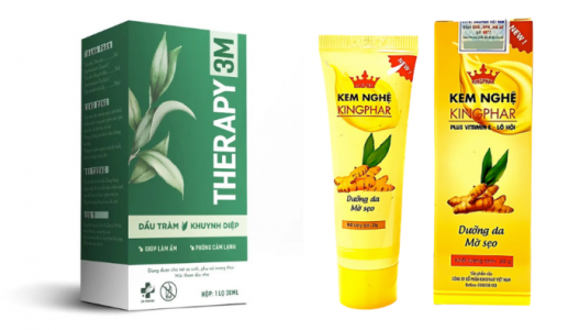 Thu hồi một lô kem nghệ Kingphar và toàn bộ lô dầu tràm THERAPY 3M