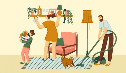 Có thể coi làm việc nhà như một bài tập thể dục nhẹ nhàng?