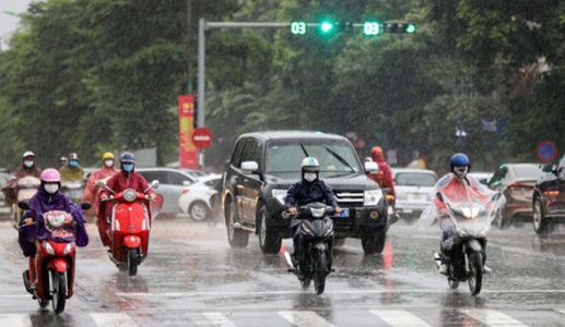 Thời tiết Bắc Bộ mát mẻ, mưa dông xuất hiện nhiều nơi