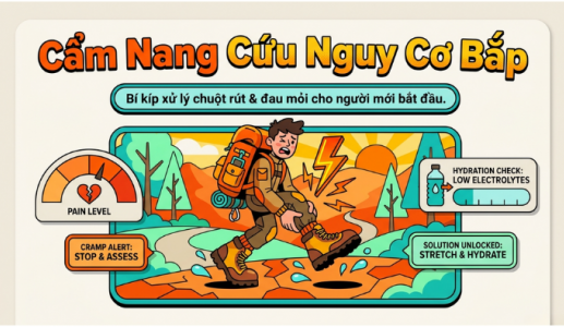 Đau mỏi cơ, chuột rút khi du lịch: Xử trí thế nào để không gián đoạn hành trình?
