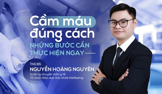 Cầm máu đúng cách: Những bước cần thực hiện ngay