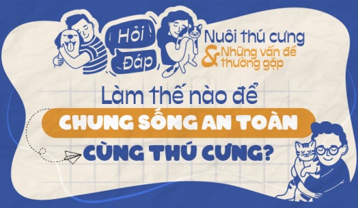 Làm thế nào để chung sống an toàn cùng thú cưng?