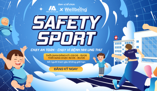 Safety Sport: Giải chạy trực tuyến vì bệnh nhi ung thư