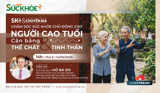 TỌA ĐÀM trực tuyến: Chăm sóc sức khỏe toàn diện cho người cao tuổi