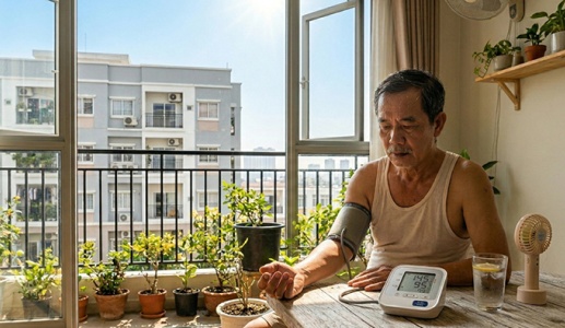 Nắng nóng ảnh hưởng thế nào đến người bệnh tăng huyết áp?