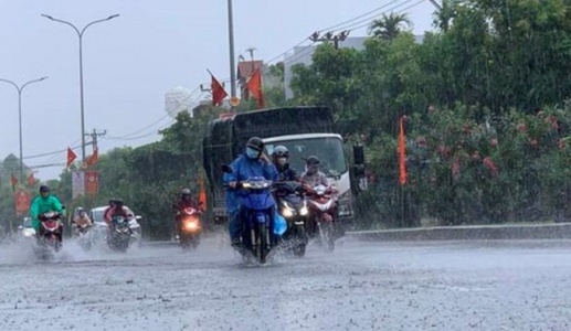 Nhiều nơi trên cả nước có mưa to trong đêm nay