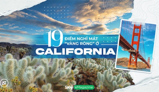 19 điểm nghỉ mát “vàng ròng” ở California