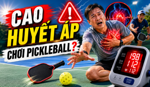 Người tăng huyết áp cần thận trọng khi chơi pickleball