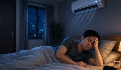 Điều gì xảy ra với cơ thể khi ngủ với điều hòa cả đêm?