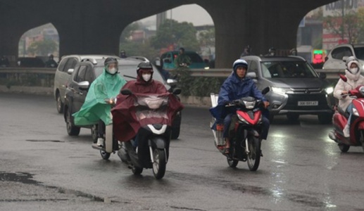 Bắc Bộ nhiều nơi có mưa về đêm, ngày nắng