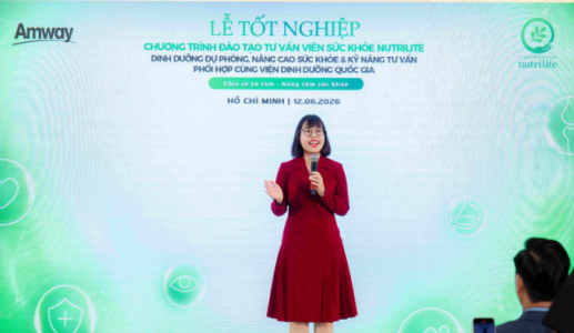 Gầm 300 Tư vấn viên Sức khoẻ Nutrilite được đào tạo bởi Viện Dinh dưỡng Quốc gia