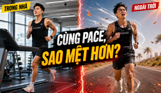 3 yếu tố khiến chạy ngoài trời “khó nhằn” hơn so với chạy trên máy