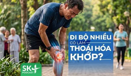 Podcast: Đi bộ nhiều có làm thoái hóa khớp không?