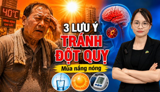 3 lưu ý giúp giảm nguy cơ đột quỵ khi thời tiết nắng nóng