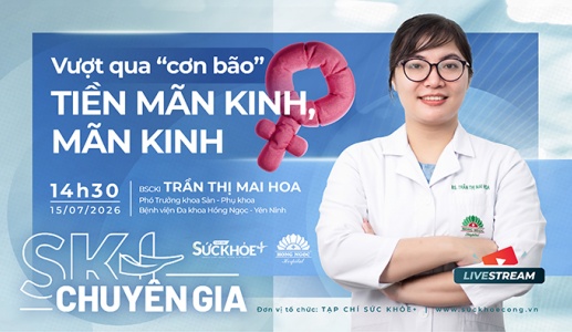14h30 TỌA ĐÀM trực tuyến: Vượt qua cơn bão tiền mãn kinh, mãn kinh