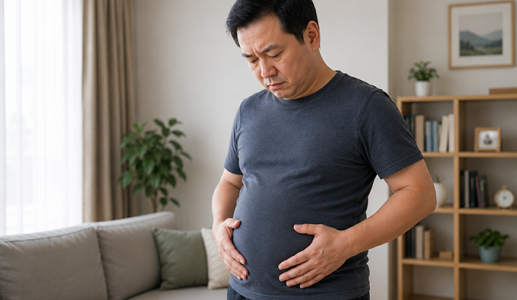 Vì sao đàn ông sau tuổi 40 dễ có 'bụng bia'?