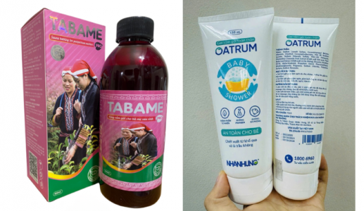 Hai lô sản phẩm tắm gội Oatrum và Tabame Pro bị thu hồi trên toàn quốc