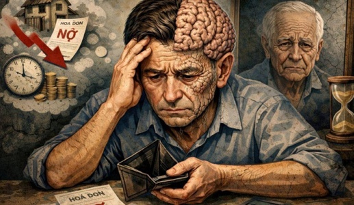 Não lão hóa nhanh hơn vì thiếu tiền!