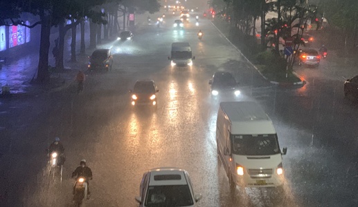 Bắc Bộ đón đợt mưa lớn trên diện rộng