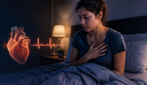 Tại sao nhiều người hay có cơn đánh trống ngực về đêm?