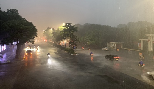 Bắc Bộ vẫn mưa lớn nhiều nơi