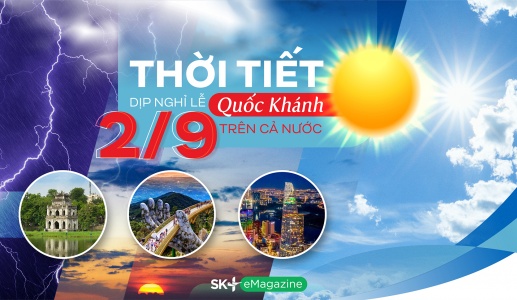 Thời tiết cả nước 5 ngày nghỉ lễ Quốc khánh 2/9