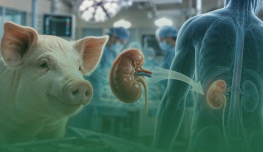 Đột phá: 9 tháng sống bằng thận lợn biến đổi gene, chờ ghép thận người