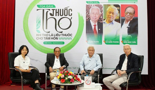 Tọa đàm “Thuốc & Thơ – Khi thơ là liều thuốc cho tâm hồn” 