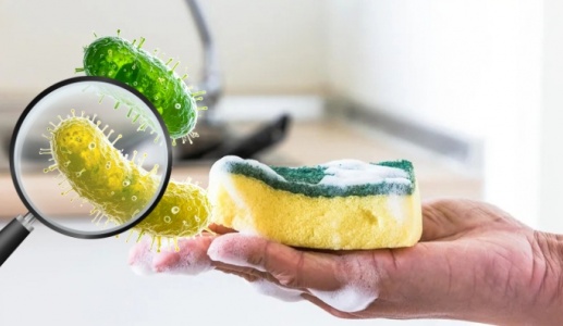 Làm sao để miếng rửa bát không thành ổ vi khuẩn?
