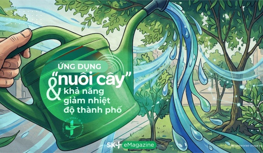Ứng dụng “nuôi cây” & khả năng giảm nhiệt độ thành phố