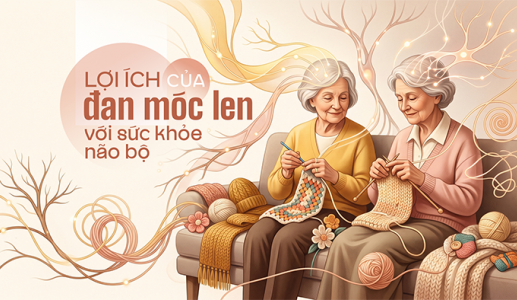 Lợi ích của đan móc len với sức khỏe não bộ