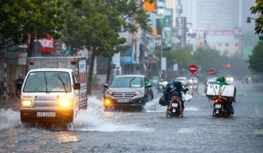 Cảnh báo đợt mưa lớn ở Trung Bộ
