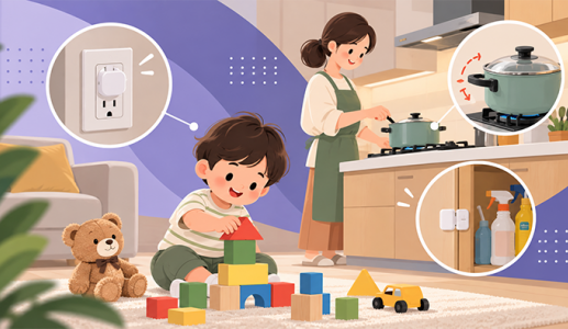 Một số giải pháp phòng tránh bỏng cho trẻ tại nhà