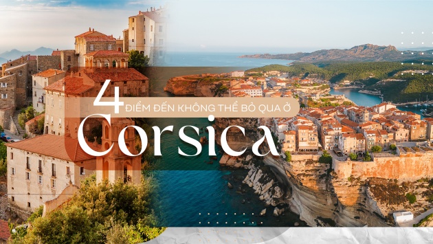 4 điểm đến không thể bỏ qua ở Corsica