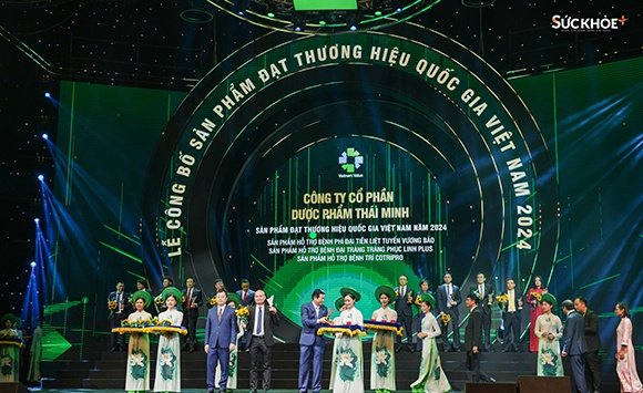 Dược phẩm Thái Minh đạt Thương hiệu Quốc gia 2024