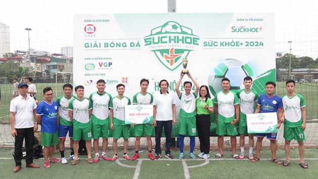 Giải Bóng đá Sức khỏe+ 2024: Abipha FC giữ vững ngai vàng 