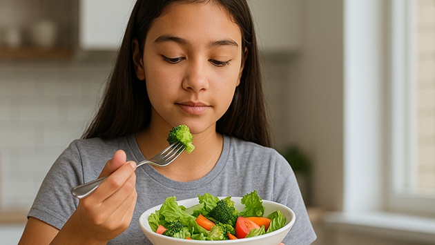 Ăn uống lành mạnh giúp giảm nguy cơ dậy thì sớm