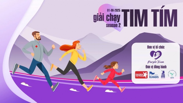 Tim Tím 2025 - Một giải chạy không chỉ vì sức khỏe