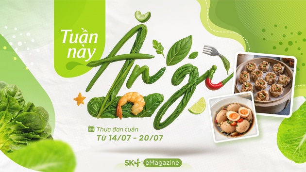 Thực đơn mâm cơm cả tuần ngon miệng, đầy đủ dinh dưỡng