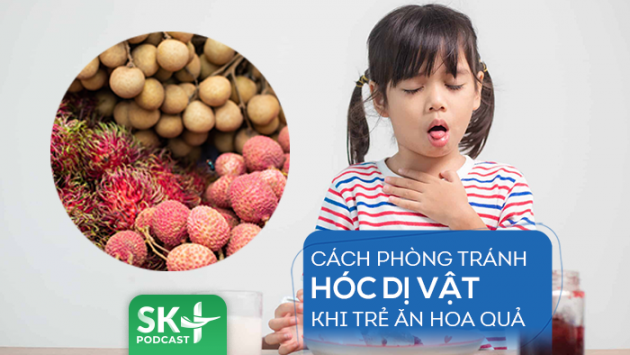 Podcast: Cách phòng tránh hóc dị vật ở trẻ khi ăn hoa quả