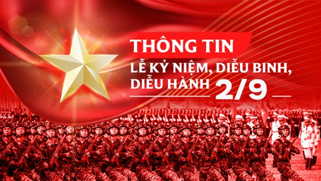 Infographic: Lịch trình chi tiết lễ diễu binh, diễu hành kỷ niệm Quốc khánh 2/9