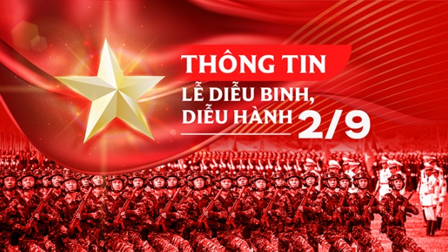 Infographic: Lịch trình chi tiết lễ diễu binh, diễu hành kỷ niệm Quốc khánh 2/9