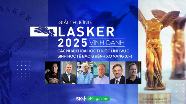 Giải thưởng Lasker 2025: Vinh danh các nhà khoa học thuộc lĩnh vực Sinh học tế bào và Bệnh xơ nang (CF)