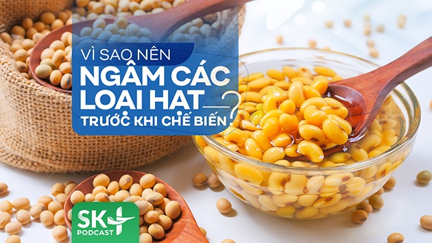 Podcast: Vì sao nên ngâm các loại hạt trước khi chế biến?