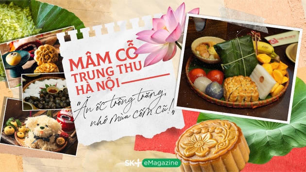 Ăn ốc trông trăng, nhớ mùa cốm cũ!