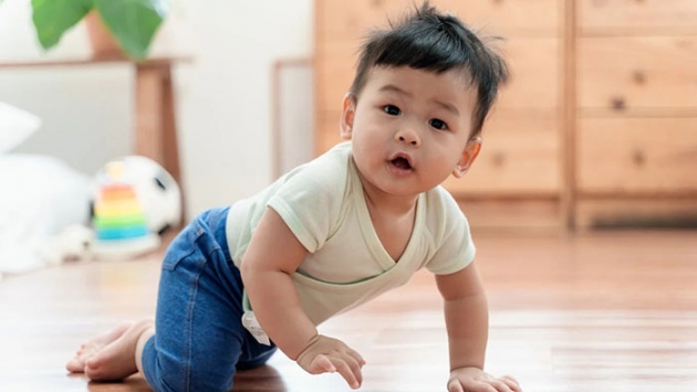 Trẻ 7 tháng tuổi chưa biết bò liệu có sao không?