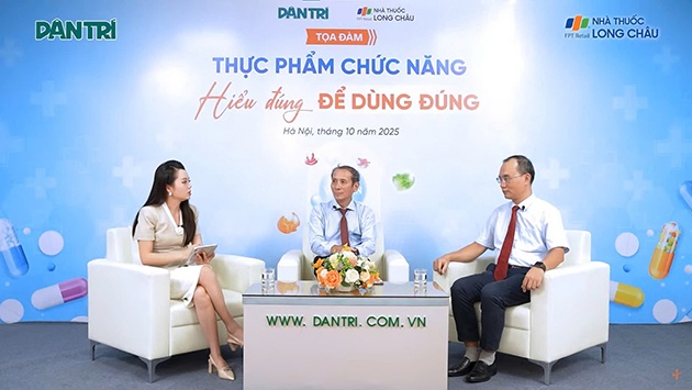 TRỰC TUYẾN tọa đàm  cùng chuyên gia: Hiểu đúng – dùng đúng thực phẩm chức năng